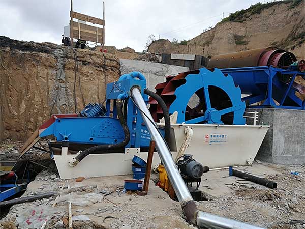 sand washing machine